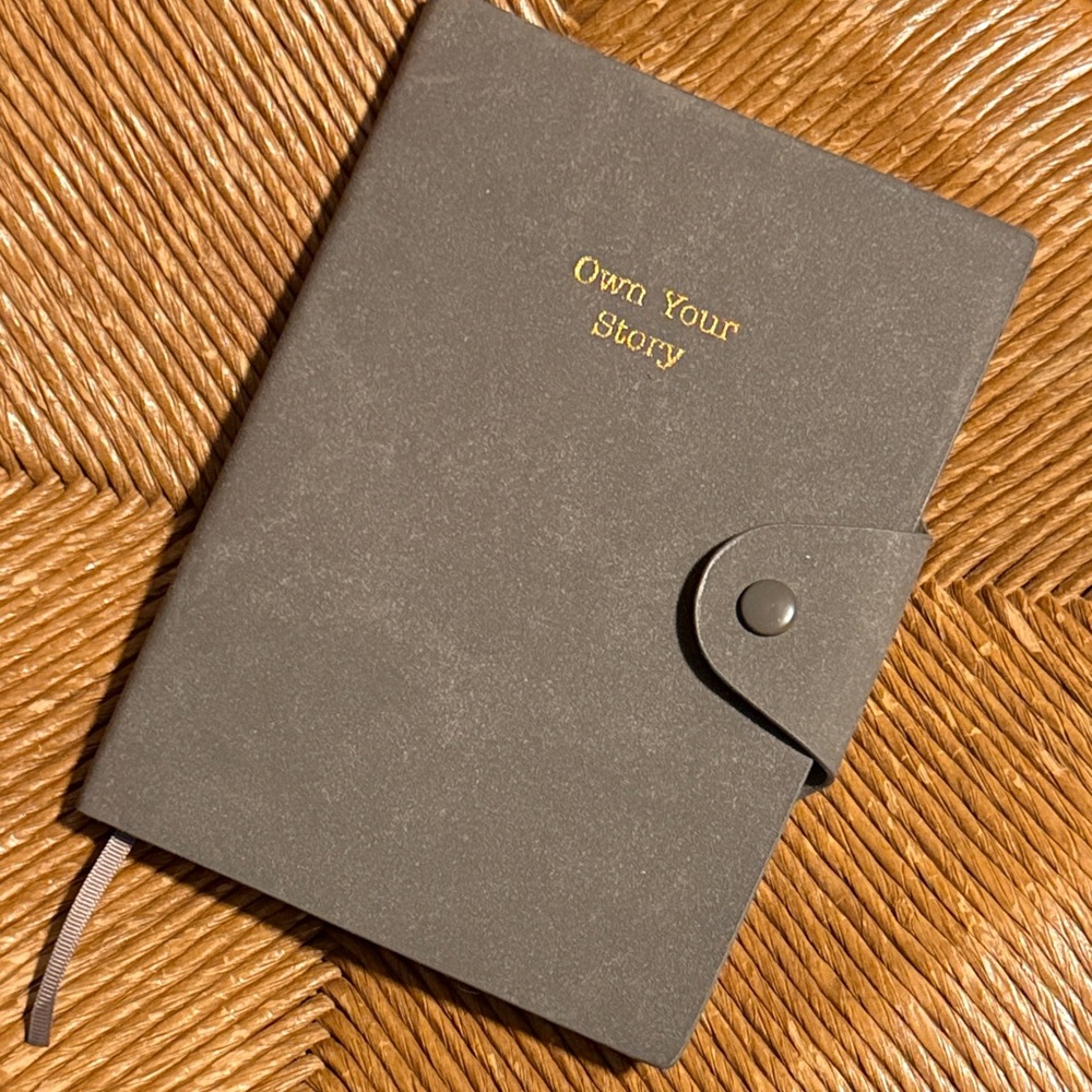 Own Your Story Journal with Healthy Habits and Positive Prompts on lined pages